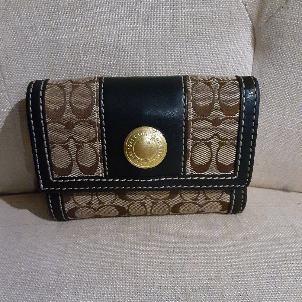 Coach bifold wallet